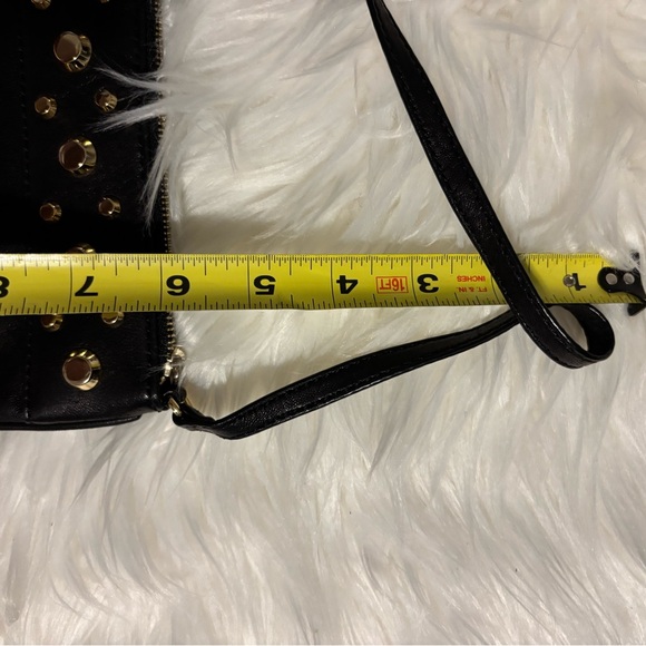 Michael Kors Black Clutch with Gold Accents - Picture 6 of 6